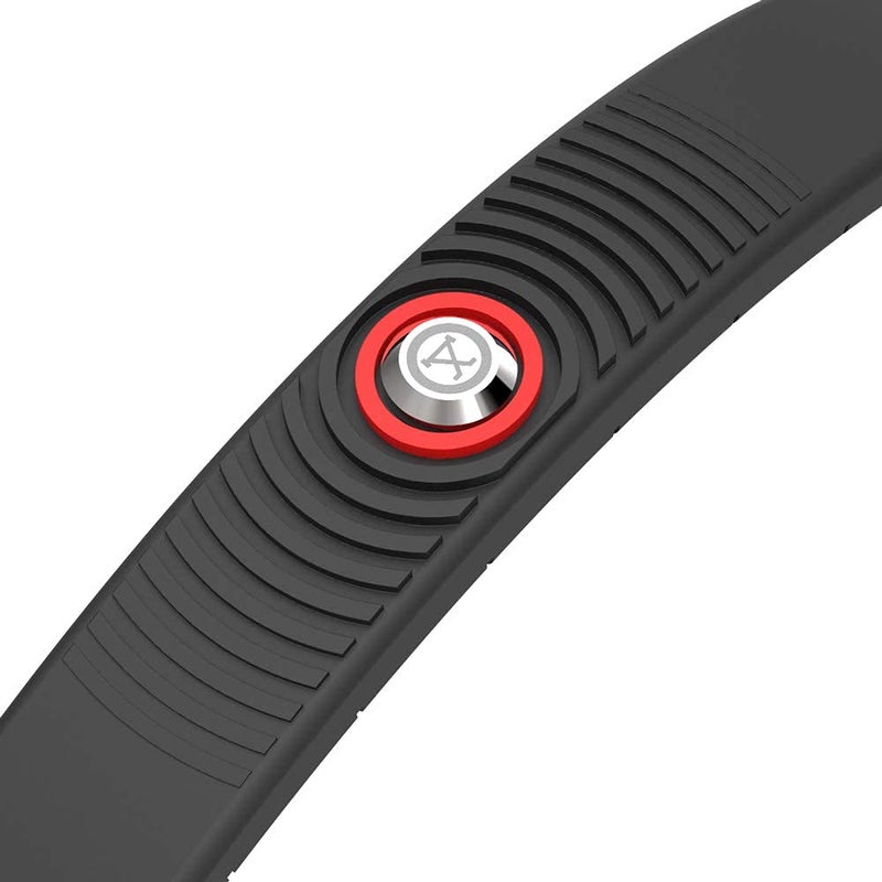 PROEXLÂ® 18 MAX Sports Magnetic Bracelet - Waterproof - Breathable Strap - Super Strength - (Black Red) - Image 5